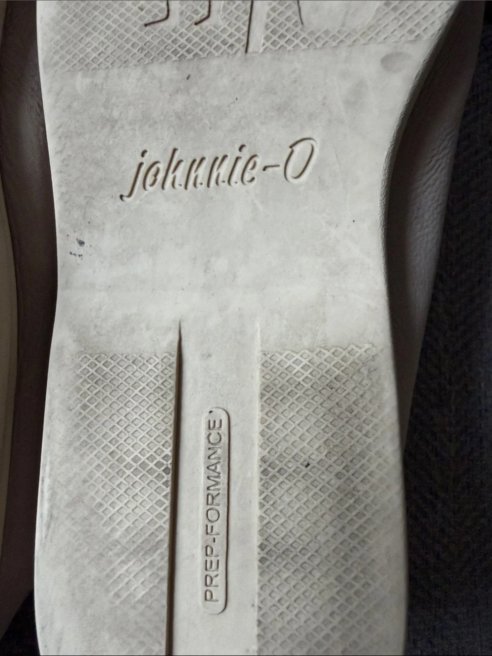 Johnnie O Malibu Men’s Tan Leather Moc Toe Loafers Size: 11.5 M